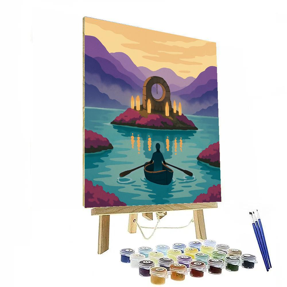 Clockwork Loch In Scotland Twilight Painting by numbers kit