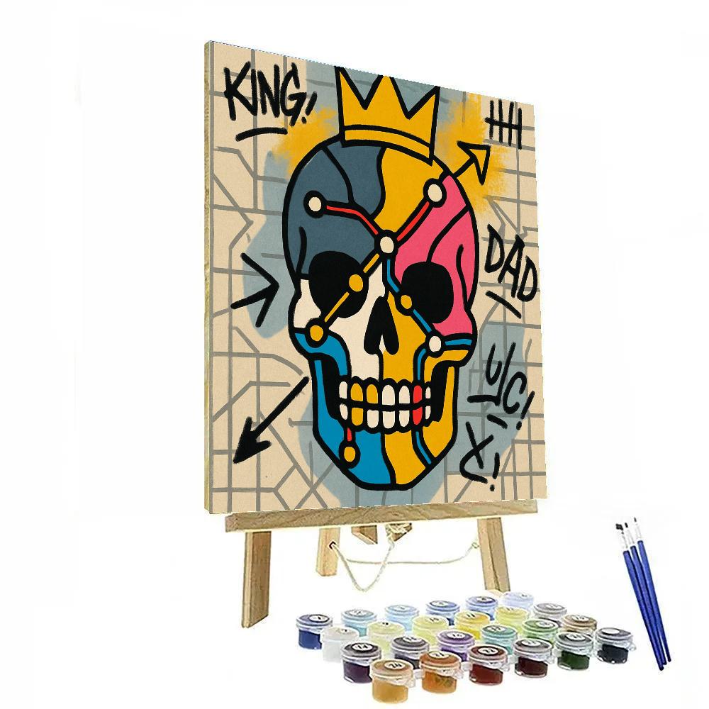 Subway Crown Atlas Basquiat Numbered painting kits