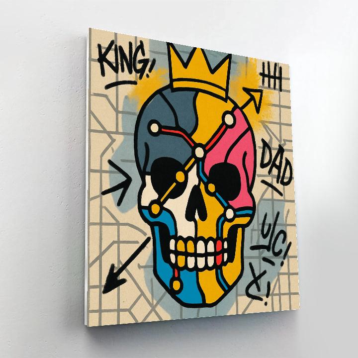 Subway Crown Atlas Basquiat Numbered painting kits
