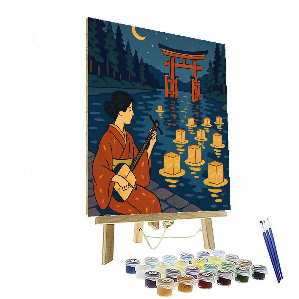 Paper Lantern Constellations Of Japan DIY paint by numbers