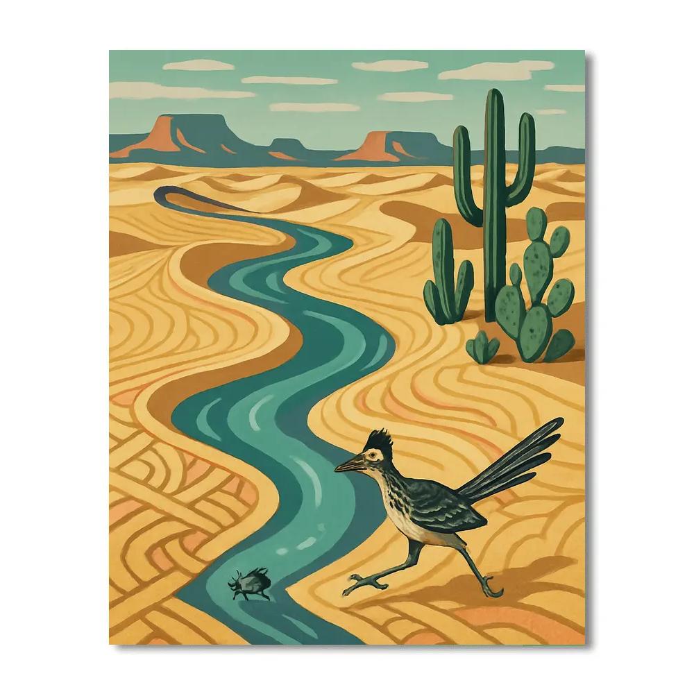 Mirage Loom Desert Tapestry paint by numbers