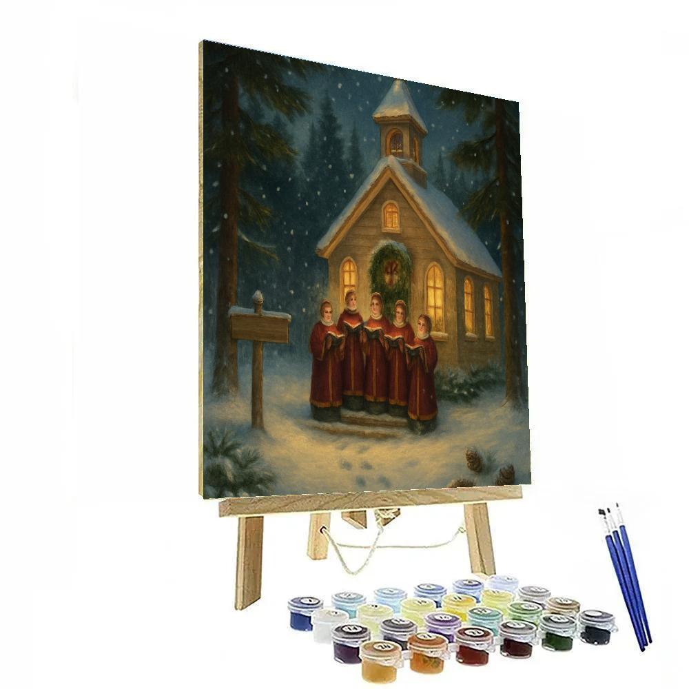 Choir At The Pinewood Chapel paint by number