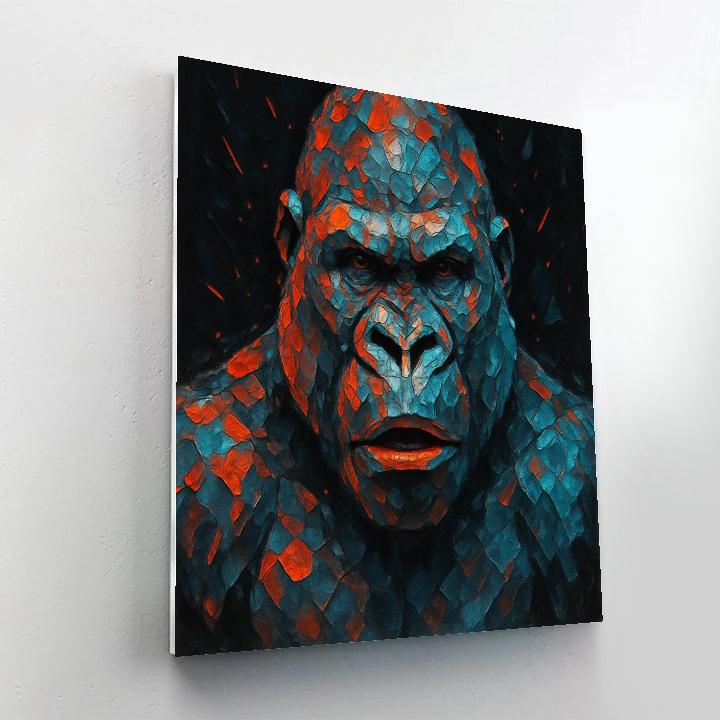 Prismatic Forge Gorilla Stare DIY paint by numbers
