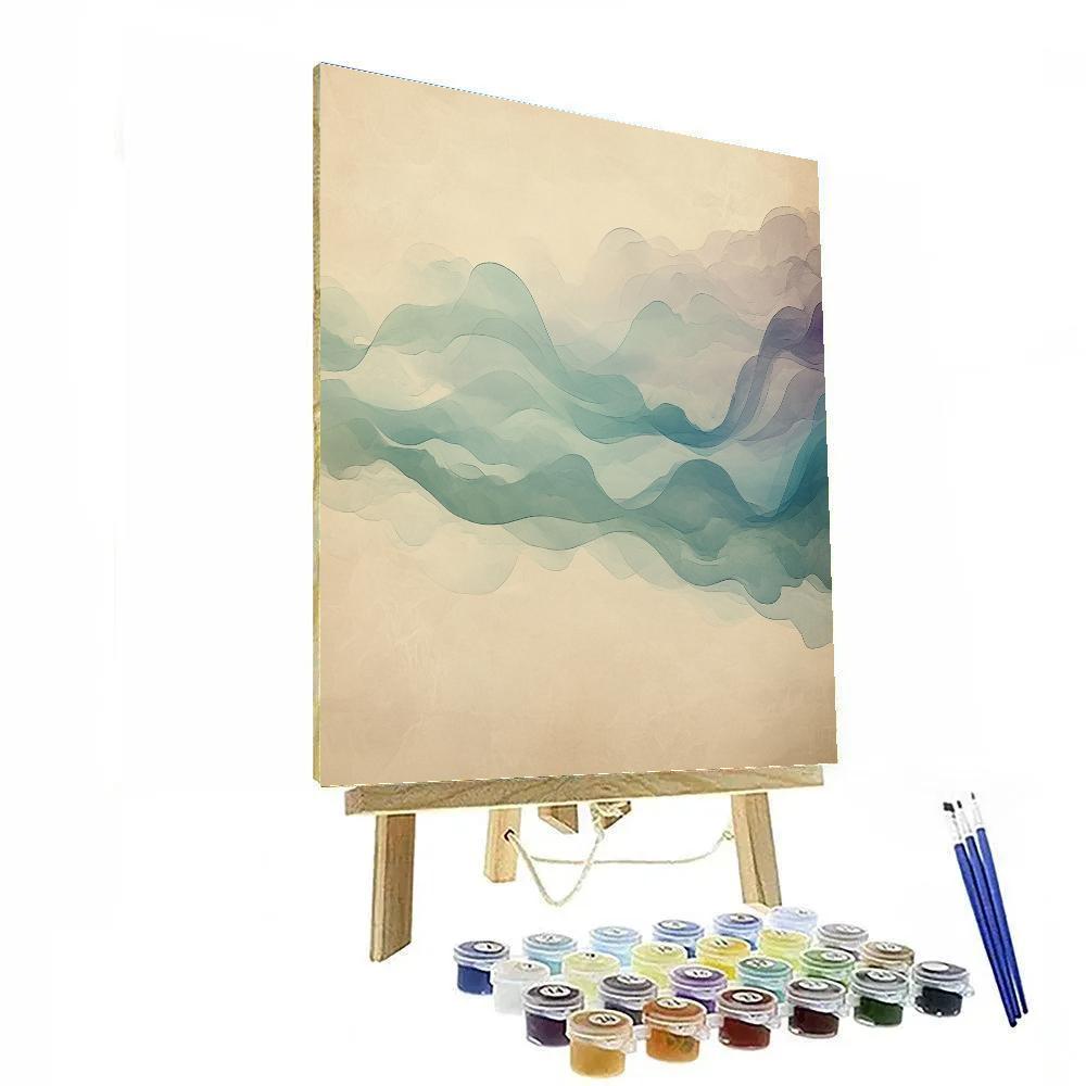 Leonardo Da Vinci Inspired Aurora Cloud Anatomy Numbered painting kits