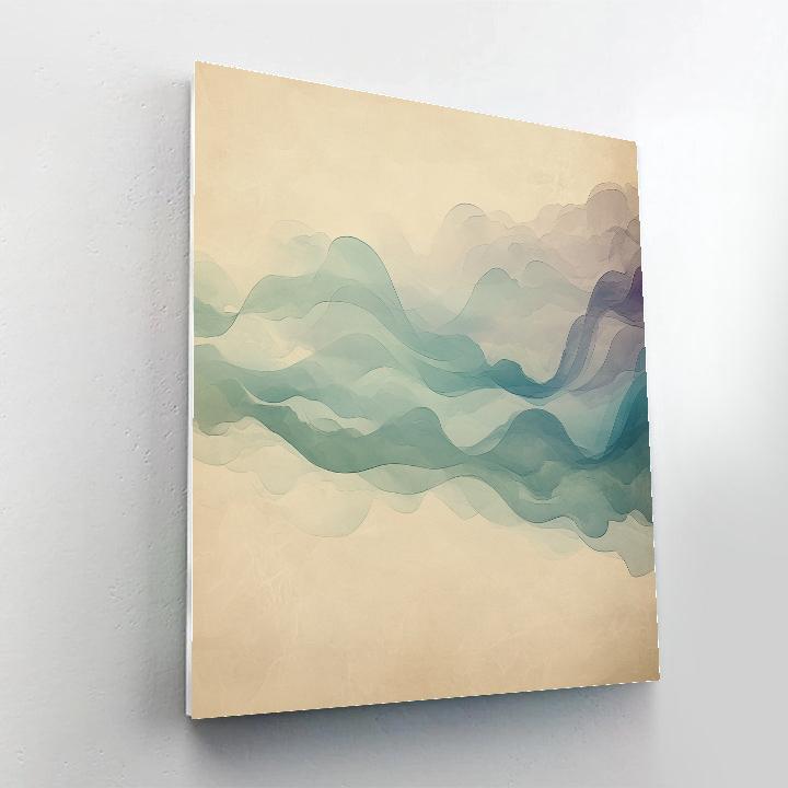 Leonardo Da Vinci Inspired Aurora Cloud Anatomy Numbered painting kits