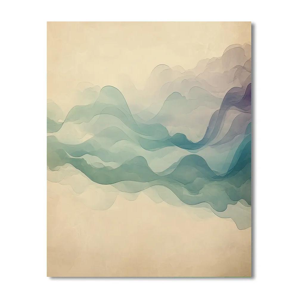 Leonardo Da Vinci Inspired Aurora Cloud Anatomy Numbered painting kits