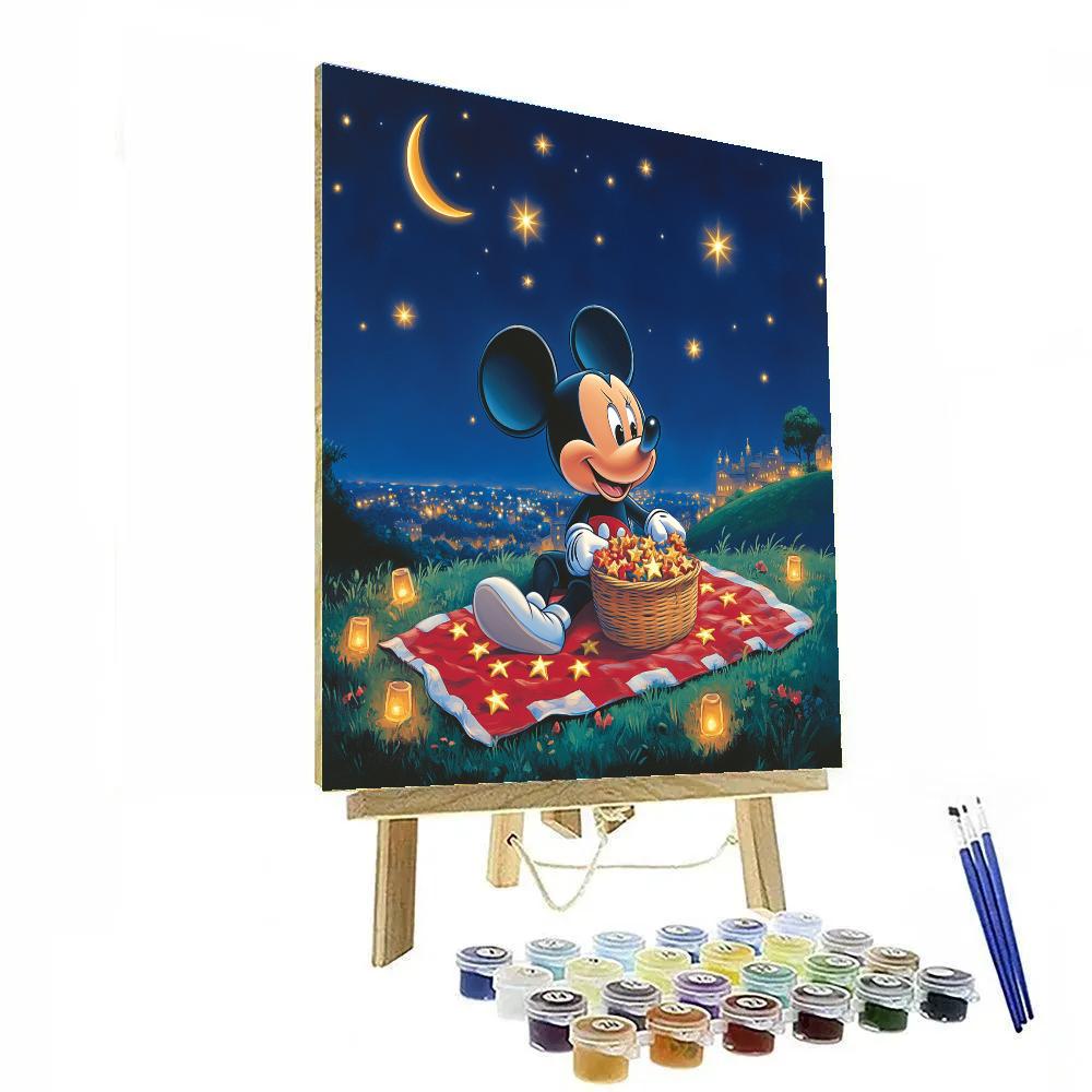 Mickey Mouse Meteor Shower Picnic Paint by numbers kits
