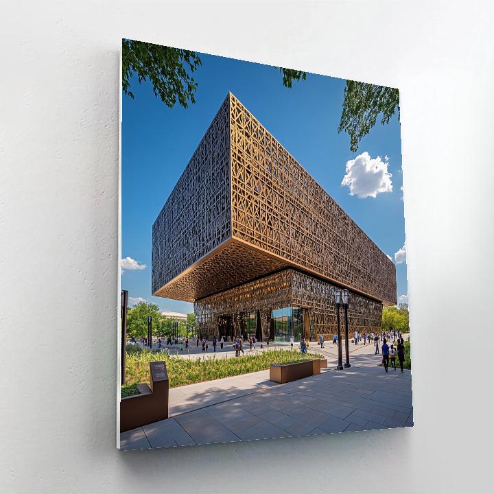 National Museum Of African American History Exterior Washington United States painting number kit