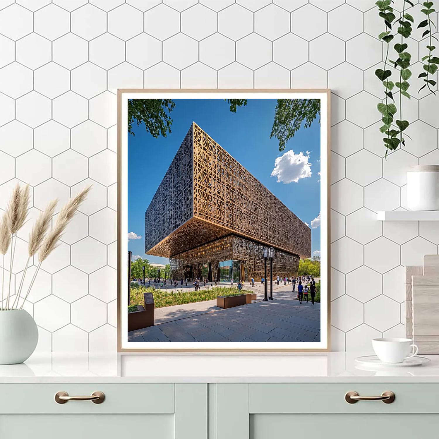 National Museum Of African American History Exterior Washington United States painting number kit