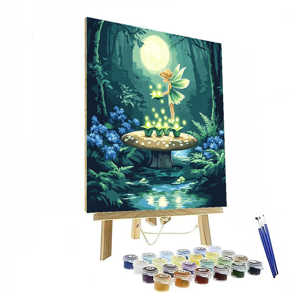 Tinker Bell Moonlit Dewdrop Workshop Numbered painting kits
