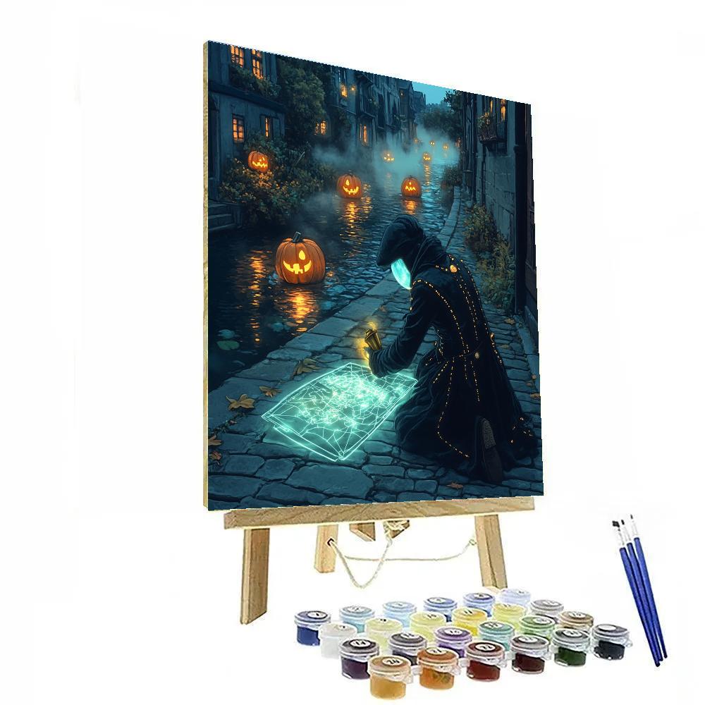 Haunted Lantern Cartographer DIY paint by numbers