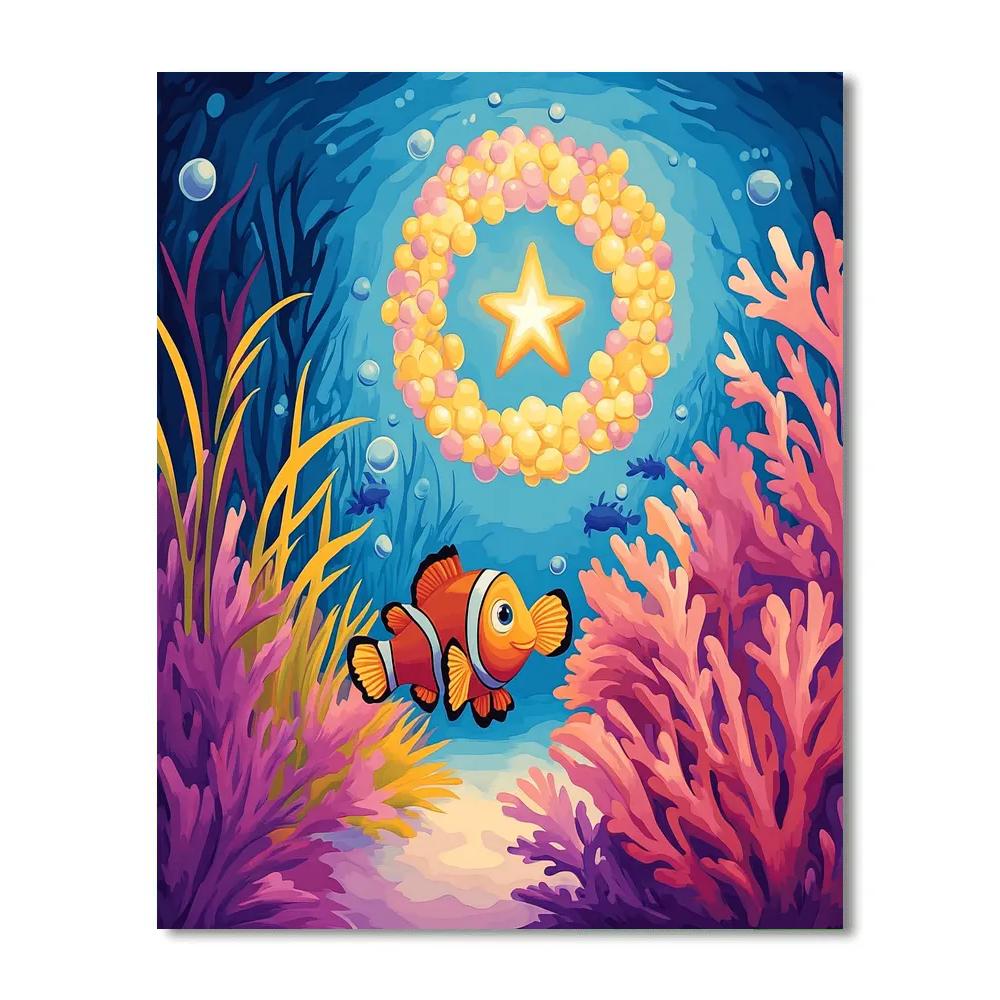 Nemo Coral Reef Star Portal Paint by numbers art