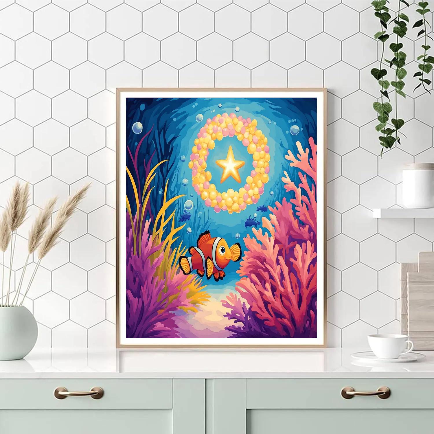Nemo Coral Reef Star Portal Paint by numbers art