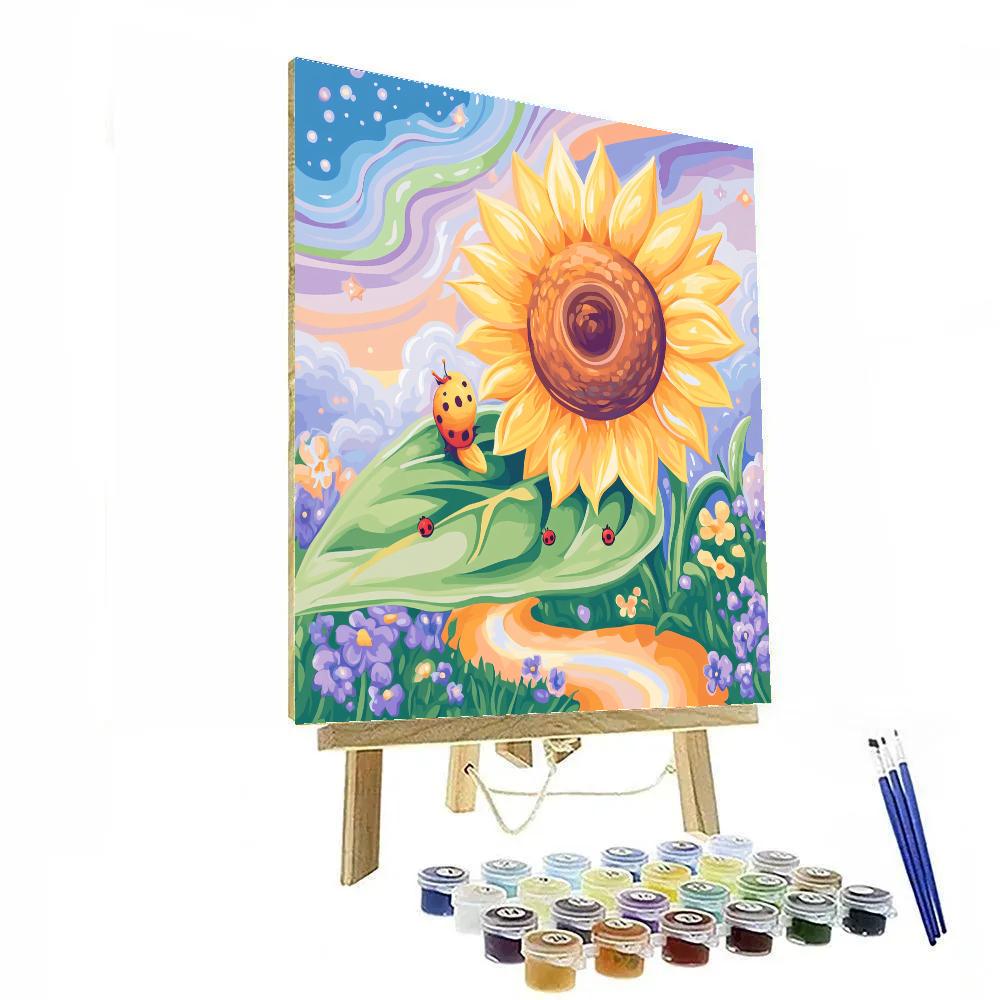 Pascal Rainbow Nebula Garden Hide And Seek paint by number