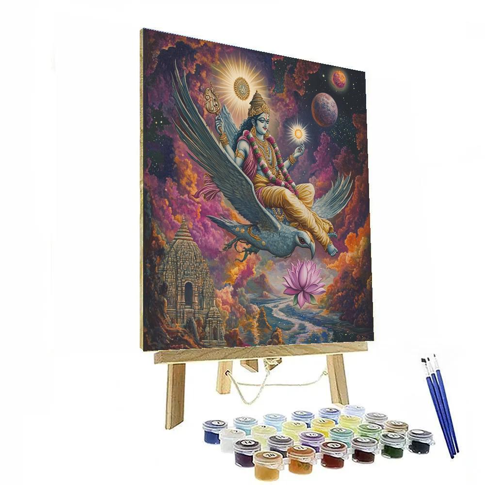 Garuda Ferry Across The Nebula River Number painting