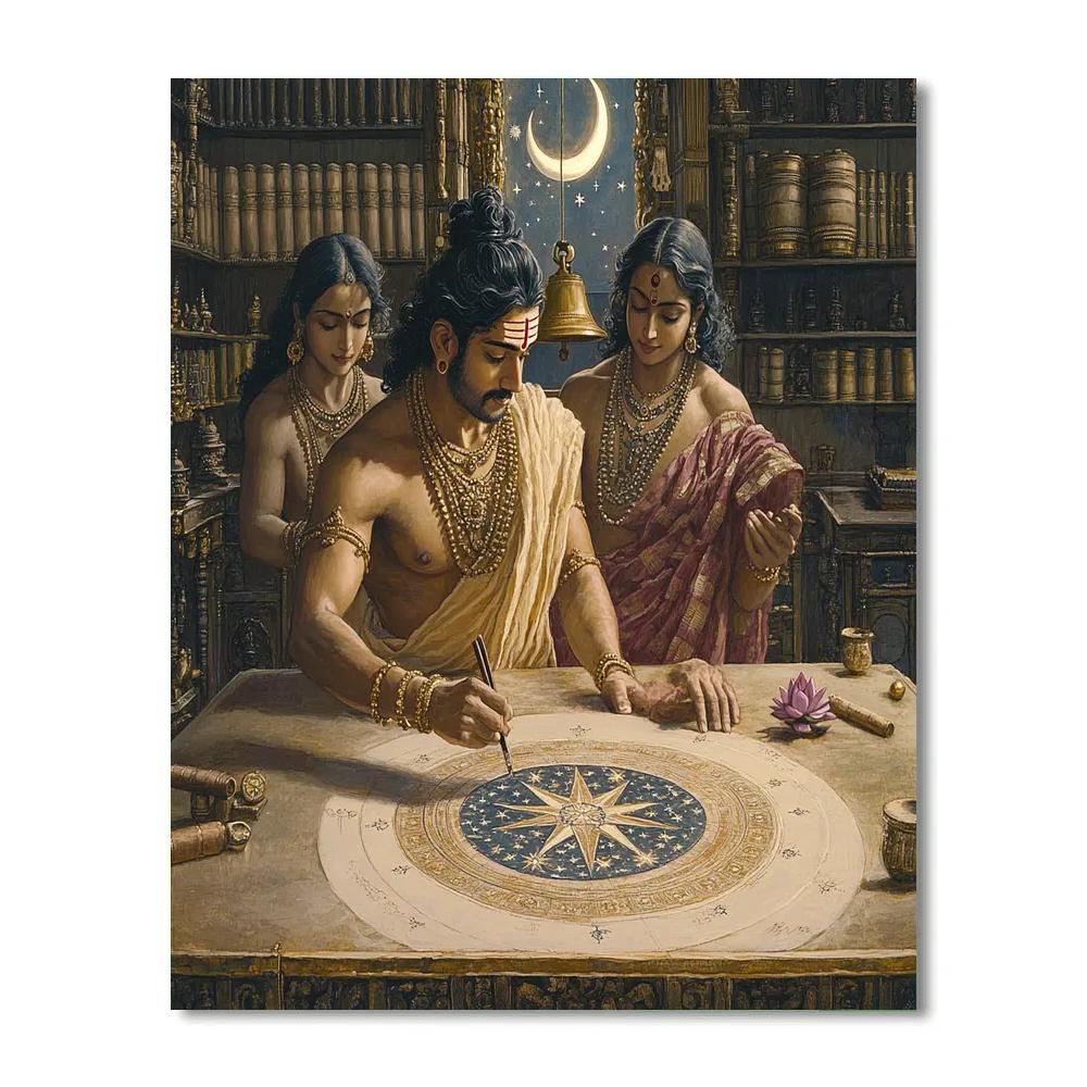 Brahma Sky Map Studio Numbered painting kits