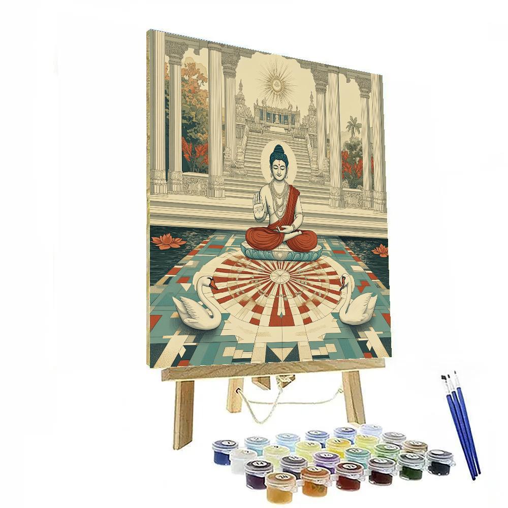 Brahma Pavilion Of Sacred Geometry Number painting