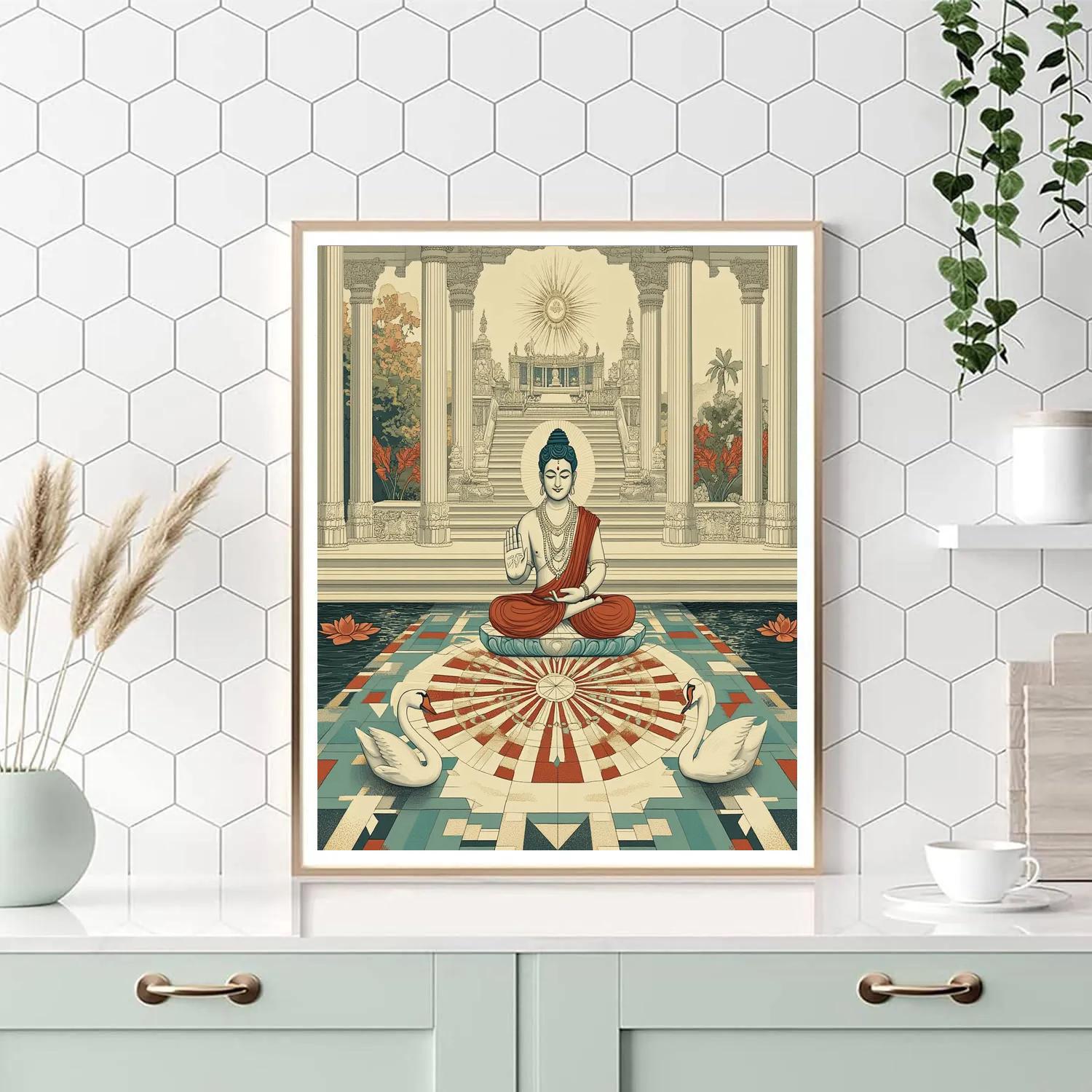 Brahma Pavilion Of Sacred Geometry Number painting