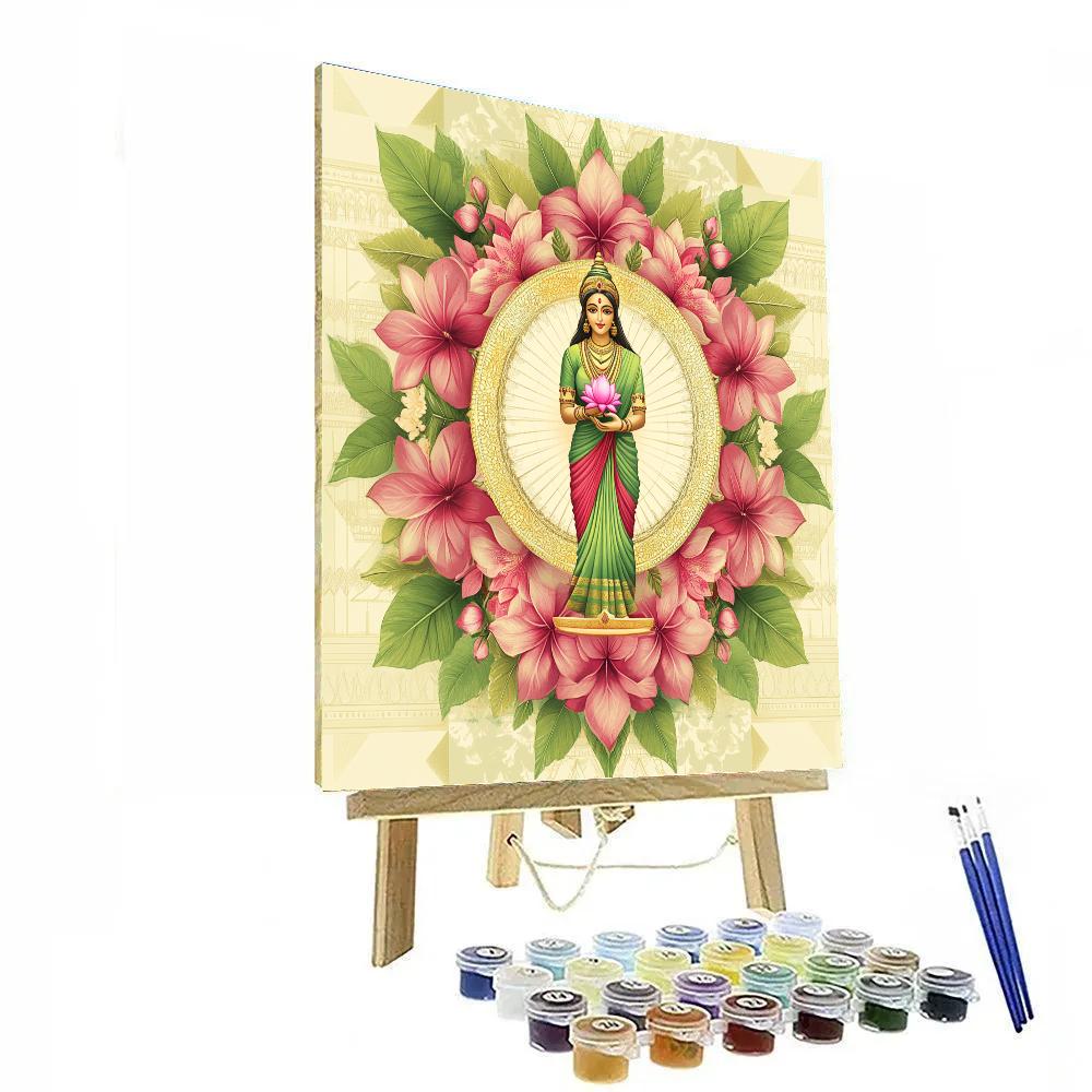 Parvati Hyphenated Mandala Garden Paint by numbers art