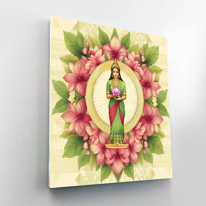 Parvati Hyphenated Mandala Garden Paint by numbers art