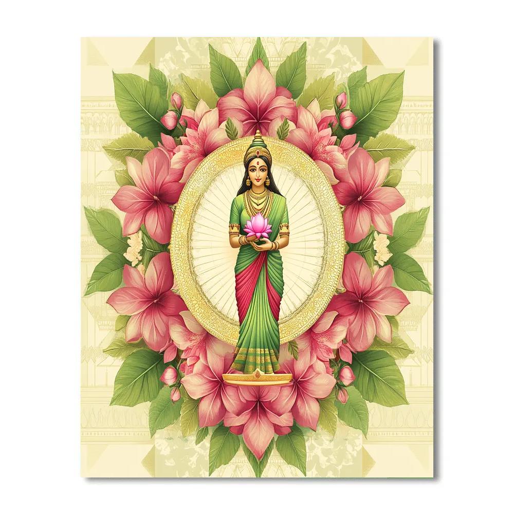 Parvati Hyphenated Mandala Garden Paint by numbers art