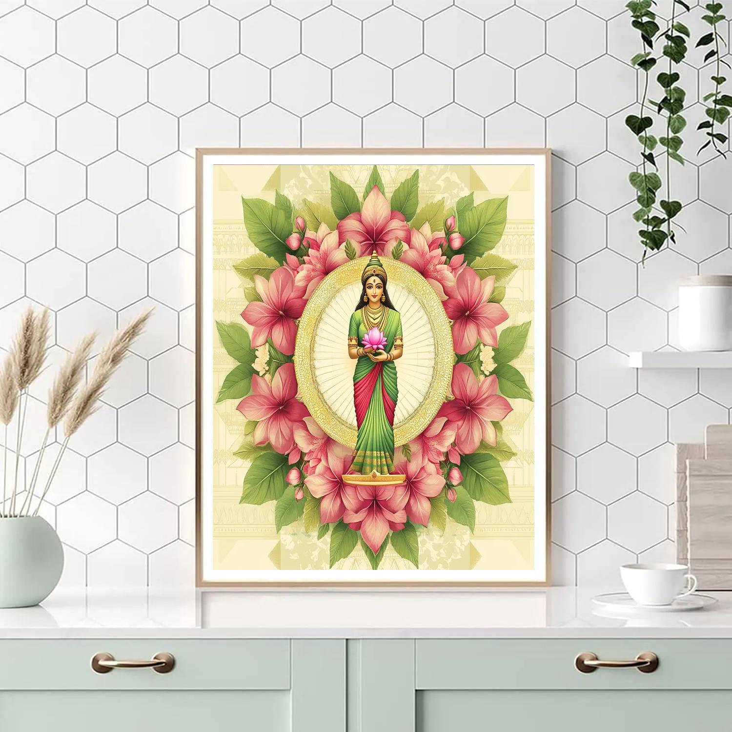 Parvati Hyphenated Mandala Garden Paint by numbers art