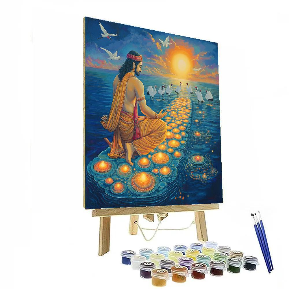 Celestial Bridge For Rama paint by numbers