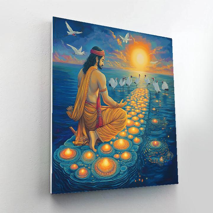 Celestial Bridge For Rama paint by numbers