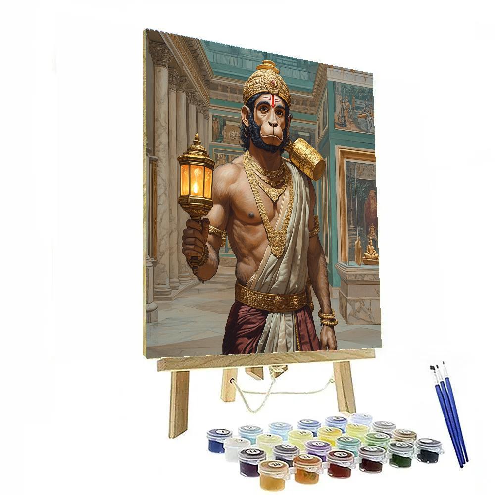Museum Night Watch, Hanuman Edition paint by numbers