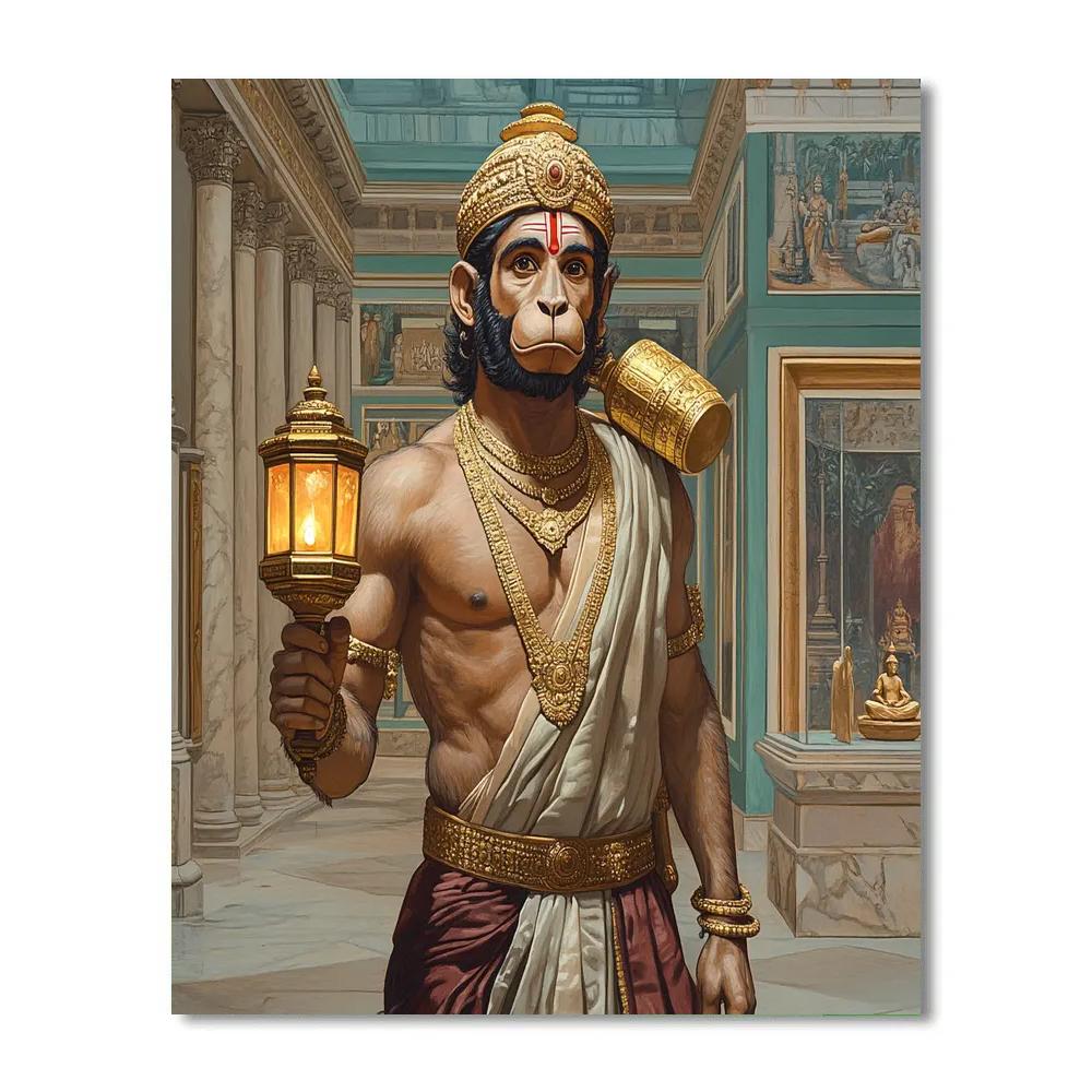 Museum Night Watch, Hanuman Edition paint by numbers