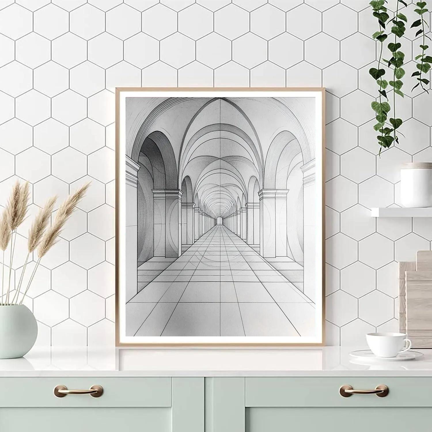 M.C. Escher Inspired Paradox Of Silent Symmetry paint by number