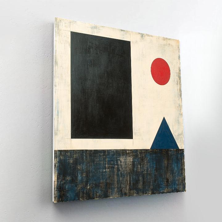 Kazimir Malevich Inspired Event Horizon Silence Paint by numbers art