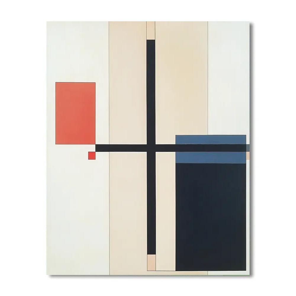 Kazimir Malevich Inspired Lagrange Point Equilibrium Painting by numbers kit