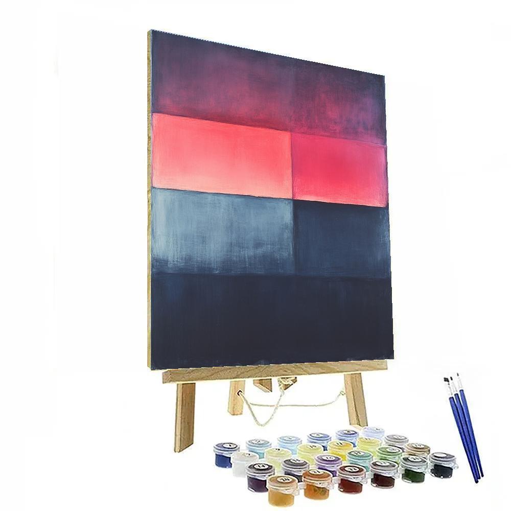 Mark Rothko Inspired Quiet Eclipse Luminance Painting by numbers kit
