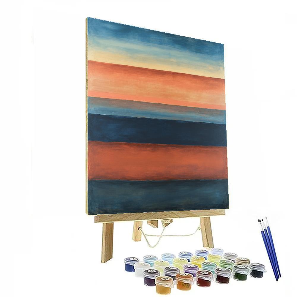 Mark Rothko Inspired Tectonic Stillness Of Dawn Number painting