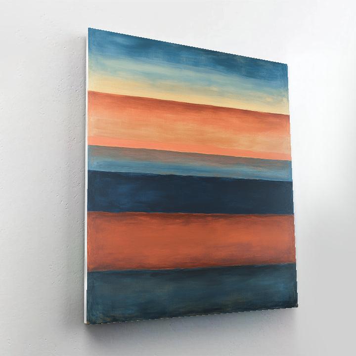 Mark Rothko Inspired Tectonic Stillness Of Dawn Number painting