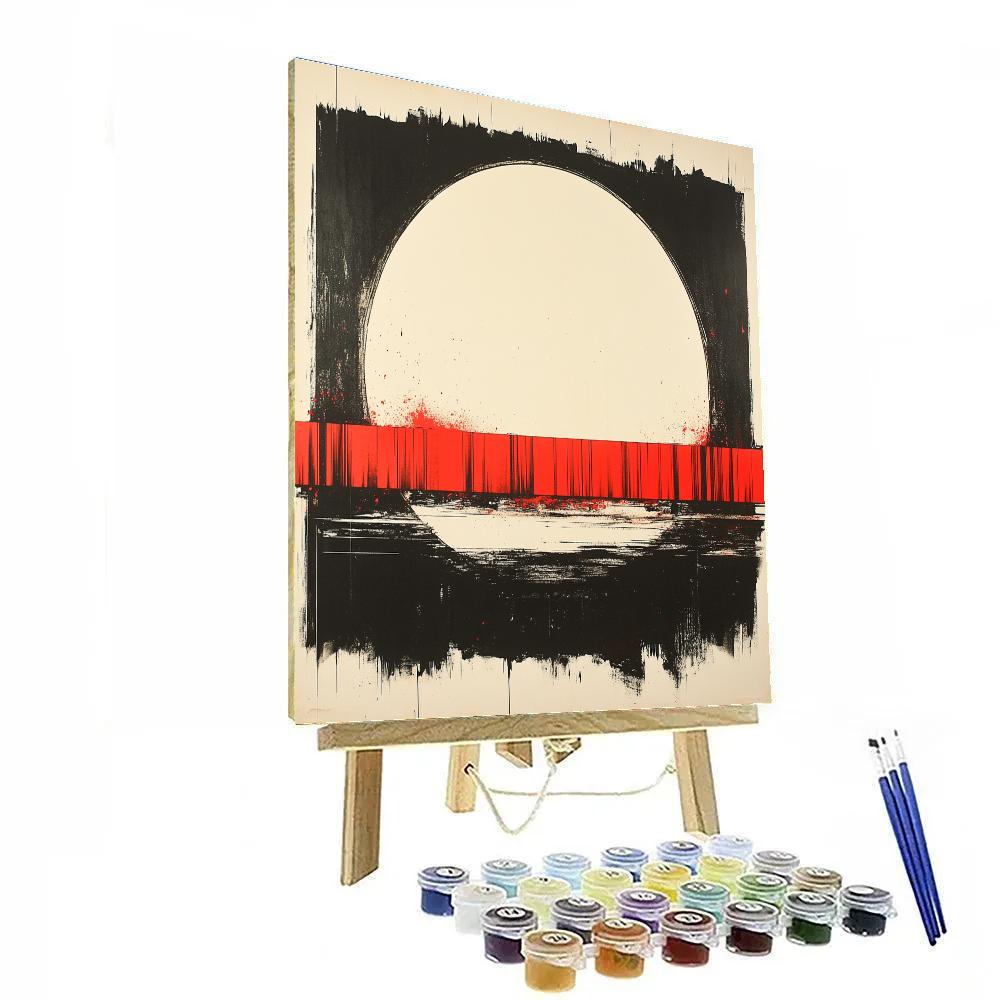 Banksy Inspired Censorship Eclipse DIY paint by numbers