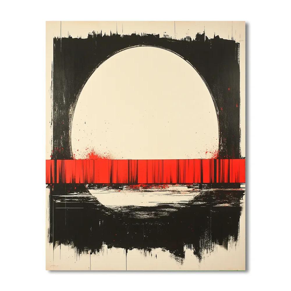 Banksy Inspired Censorship Eclipse DIY paint by numbers