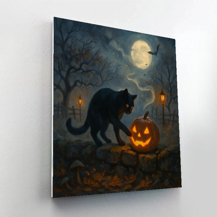 Lanterns Along The Sorrow Orchard Painting by numbers kit