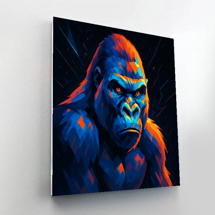 Prismatic Thunder Gorilla painting number kit