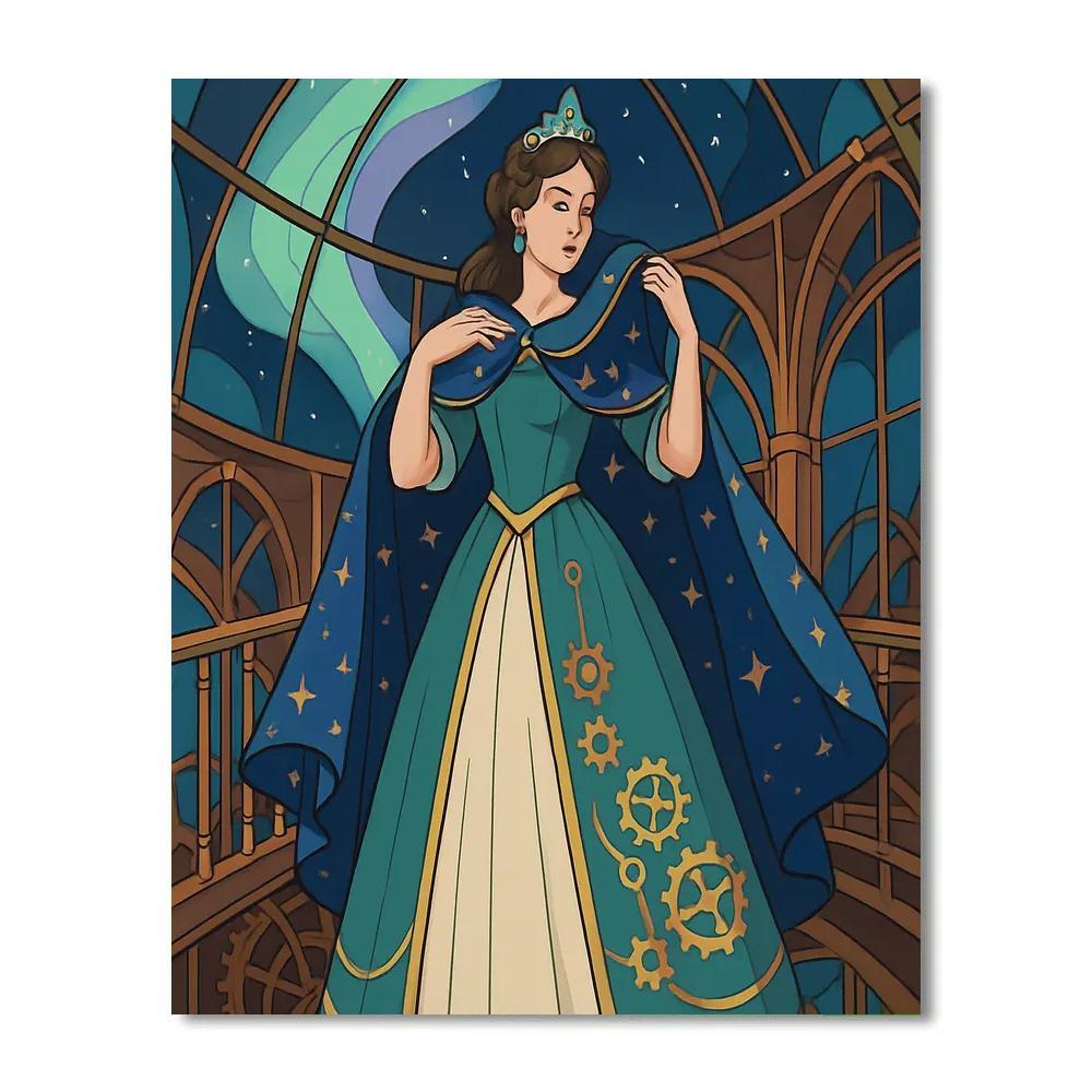 Clockwork Aurora Princess Paint by numbers kits