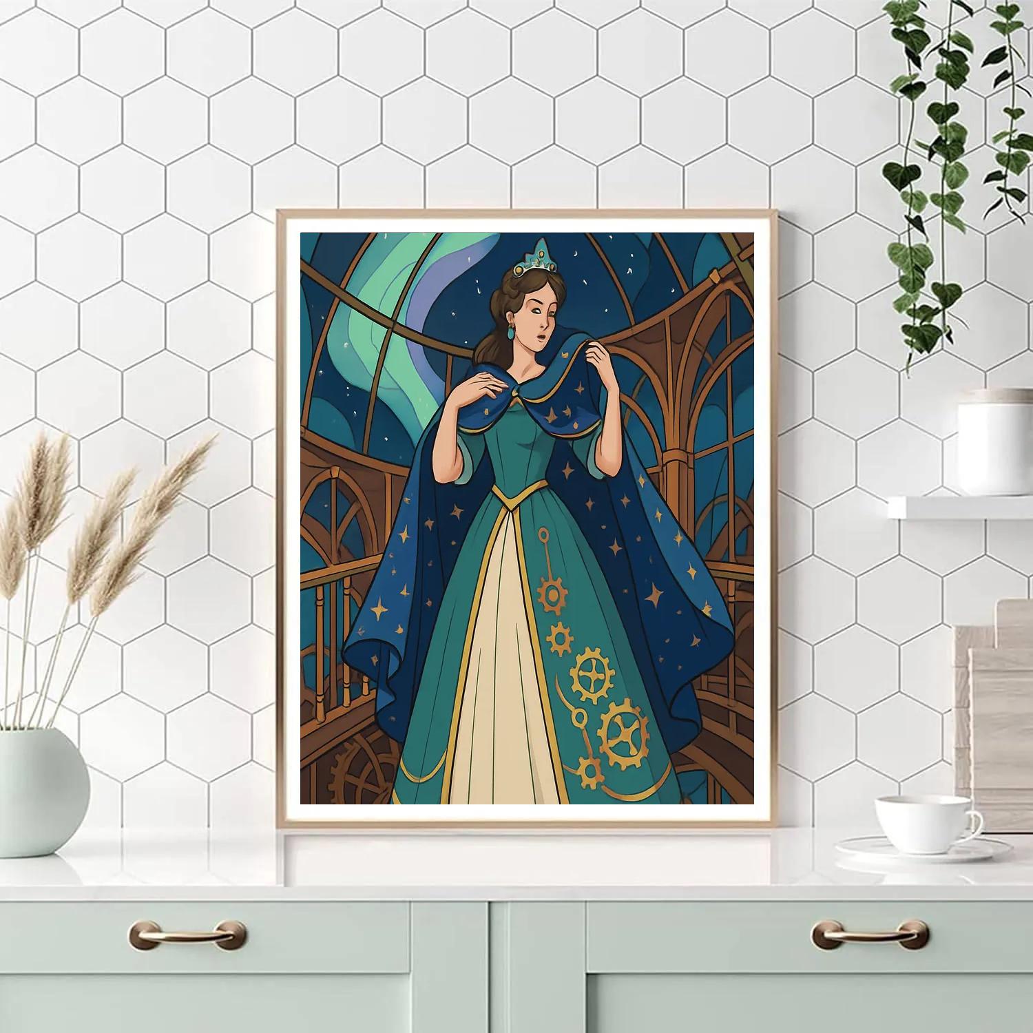 Clockwork Aurora Princess Paint by numbers kits