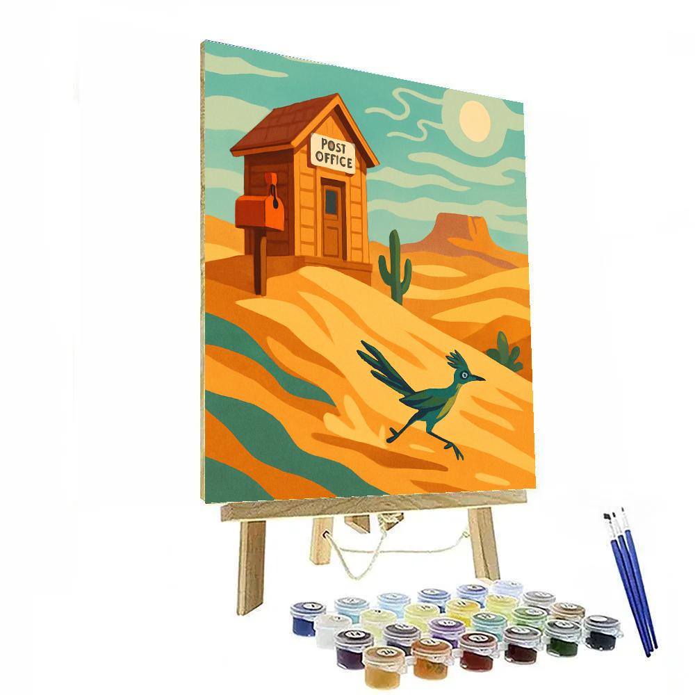 Desert Mirage Post Office Painting by numbers kit