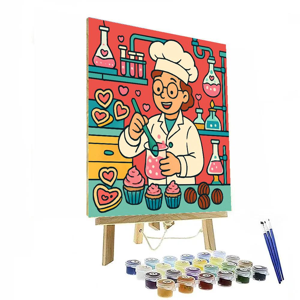 Valentines Day Dessert Laboratory Experiments In Sweetness DIY paint by numbers