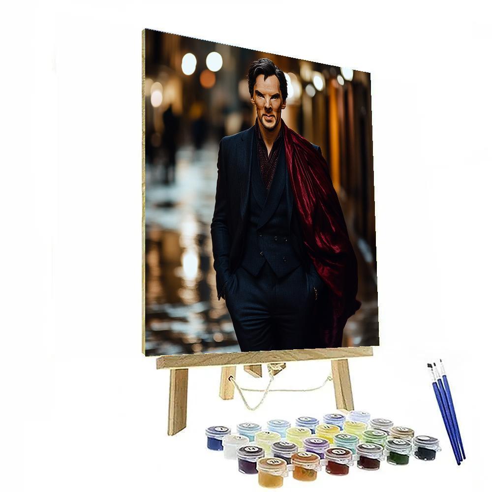 Benedict Cumberbatch: The Sorcerer Of Citylight Sanctums Paint by numbers kits