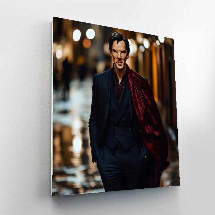 Benedict Cumberbatch: The Sorcerer Of Citylight Sanctums Paint by numbers kits