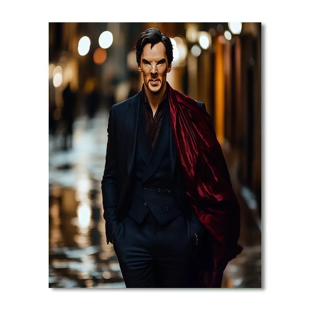 Benedict Cumberbatch: The Sorcerer Of Citylight Sanctums Paint by numbers kits