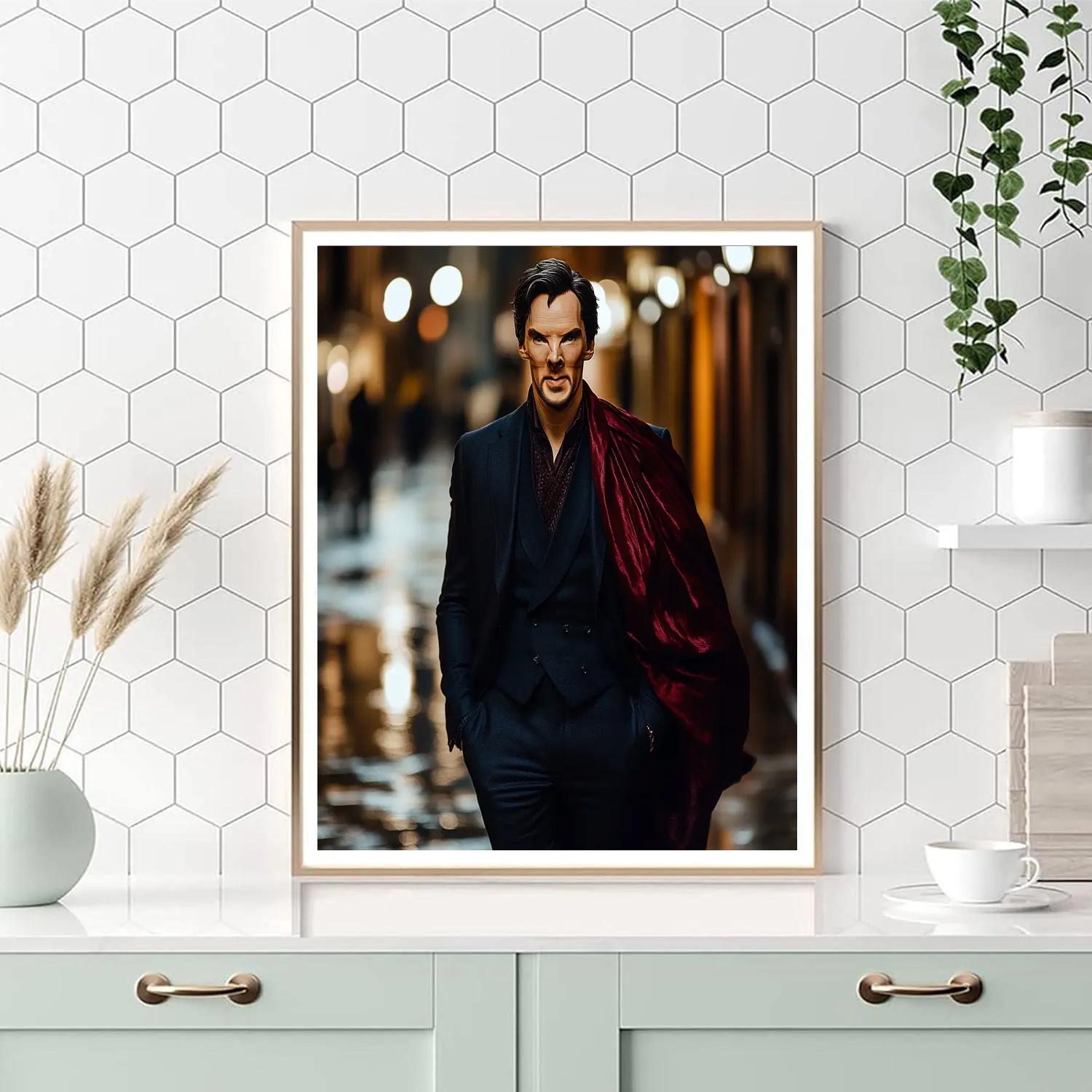 Benedict Cumberbatch: The Sorcerer Of Citylight Sanctums Paint by numbers kits
