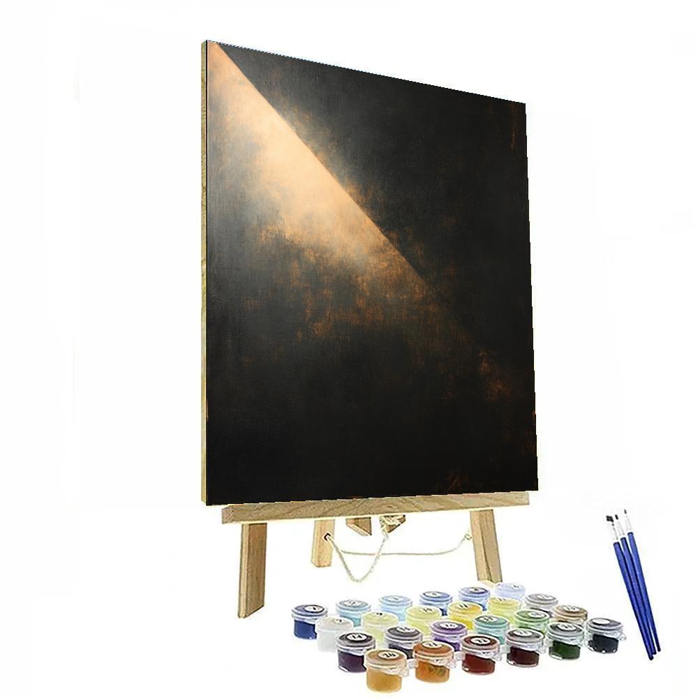 Caravaggio Inspired Tenebrist Light Rift painting number kit
