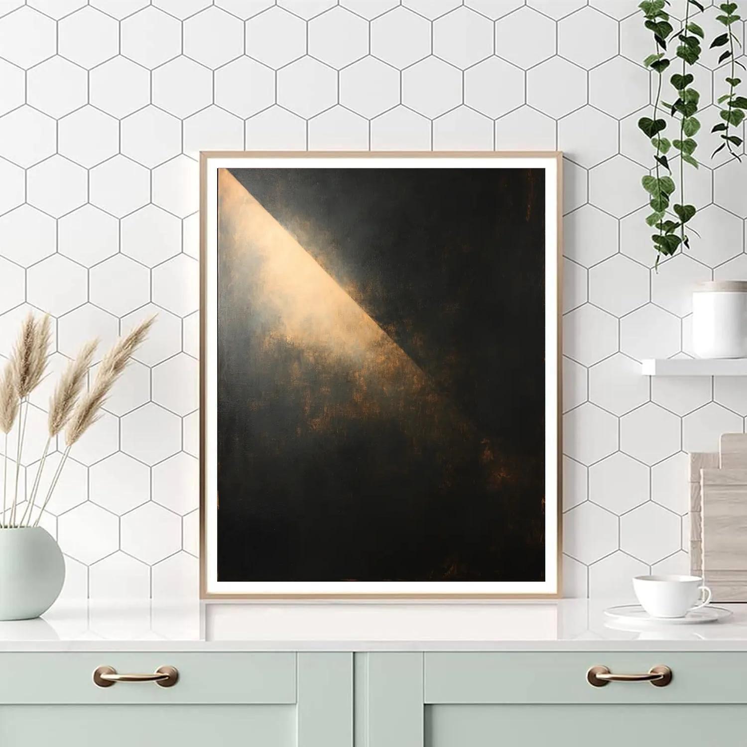 Caravaggio Inspired Tenebrist Light Rift painting number kit